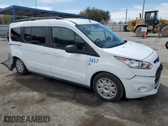 2016 Ford Transit Connect XLT with VIN NM0GE9F72G1241648, listed as a Copart auction lot 48714445 with 99,565 mi miles and Salvage title. Bid and sale history available at DreamBid. Image 4.