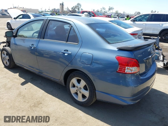 2008 Toyota Yaris with VIN JTDBT923781272417, listed as a IAAI auction lot 41880886 with 243,453 mi miles. Bid and sale history available at carsss.com. Image 3.