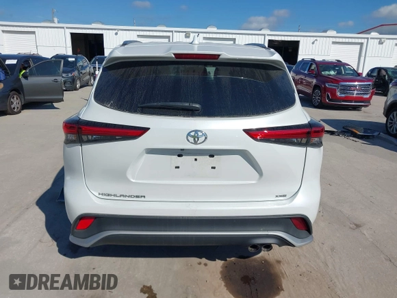 2023 Toyota Highlander L with VIN 5TDKDRAH5PS024632, listed as a IAAI auction lot 41471446 with 20,477 mi miles and . Bid and sale history available at DreamBid. Image 16.