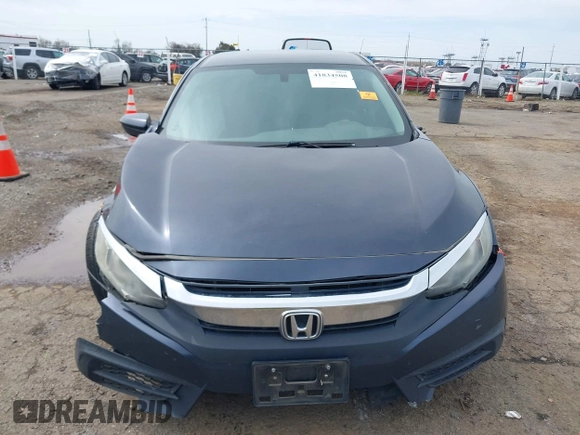 2016 Honda Civic Sedan LX with VIN 19XFC2F55GE222468, listed as a IAAI auction lot 41834508 with 1 mi miles. Bid and sale history available at carsss.com. Image 12.