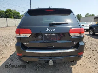 2017 Jeep Grand Cherokee Overland with VIN 1C4RJFCG9HC684850, listed as a Copart auction lot 62746974 with 0 mi miles and Salvage Title. Bid and sale history available at carsss.com. Image 6.