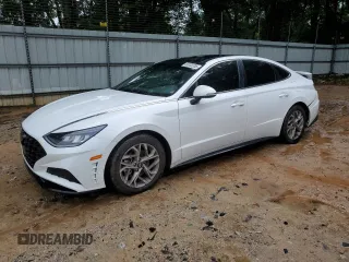 2020 Hyundai Sonata SEL z VIN 5NPEF4JA5LH025759, wystawiony jako Copart lot #58032265 z przebiegiem 55 641 mil mil oraz Szkoda całkowita • Salvage title. Historia ofert i sprzedaży dostępna na DreamBid. Obrazek 1.