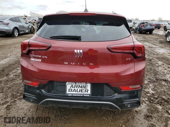 2024 Buick Encore GX Sport Touring z VIN KL4AMESLXRB208752, wystawiony jako Copart lot #51360695 z przebiegiem Nie podano mil oraz Szkoda całkowita • Salvage title. Historia ofert i sprzedaży dostępna na DreamBid. Obrazek 6.