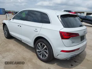 2022 Audi Q5 S line Premium Plus with VIN WA1EAAFY0N2133918, listed as a IAAI auction lot 42075042 with 54,322 mi miles and . Bid and sale history available at DreamBid. Image 3.