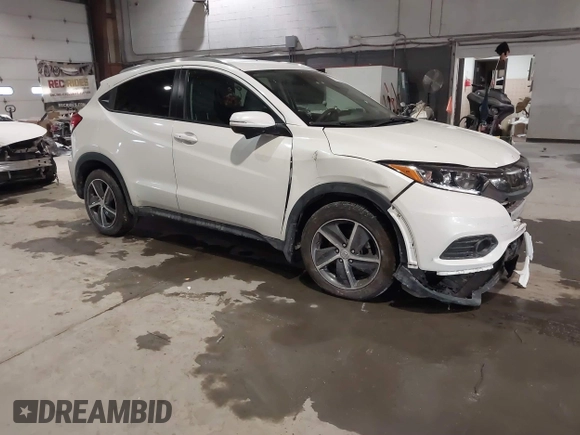 2022 Honda HR-V EX with VIN 3CZRU6H51NM729041, listed as a IAAI auction lot 41196201 with 61,407 mi miles. Bid and sale history available at carsss.com. Image 1.
