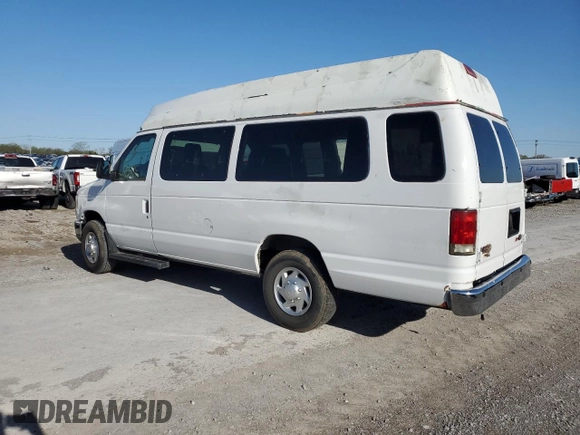 2014 Ford Econoline Cargo with VIN 1FTNS2EL3EDA22315, listed as a Copart auction lot 50365545 with 198,070 mi miles and Salvage Title. Bid and sale history available at DreamBid. Image 2.