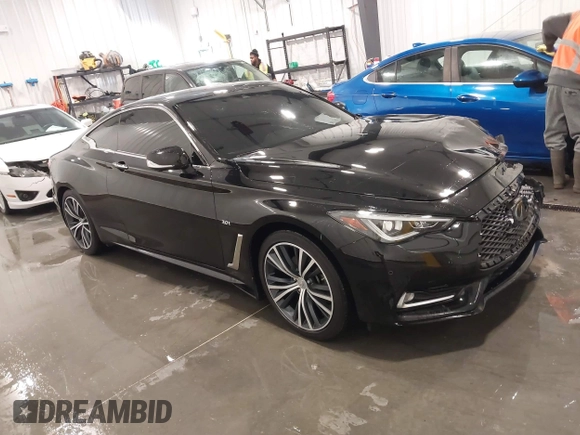 2017 Infiniti Q60 Premium with VIN JN1EV7EL9HM550792, listed as a IAAI auction lot 41595705 with 70,799 mi miles and . Bid and sale history available at DreamBid. Image 1.