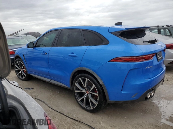 2023 Jaguar F-Pace SVR with VIN SADCZ2EE7PA704045, listed as a Copart auction lot 75995704 with Not Provided miles and Non Repairable. Bid and sale history available at DreamBid. Image 2.