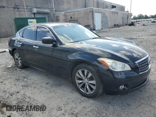 2013 Infiniti M37 with VIN JN1BY1AP7DM511726, listed as a Copart auction lot 68350934 with 181,573 mi miles and Salvage Title. Bid and sale history available at carsss.com. Image 4.