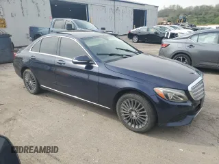 2015 Mercedes-Benz C 300 Luxury with VIN 55SWF4KB7FU081506, listed as a Copart auction lot 55340195 with 140,231 mi miles and Clean Title. Bid and sale history available at carsss.com. Image 4.
