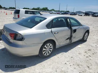 2014 Volkswagen Passat Wolfsburg Edition with VIN 1VWAT7A39EC095920, listed as a Copart auction lot 56628415 with 103,492 mi miles and Salvage title. Bid and sale history available at DreamBid. Image 3.