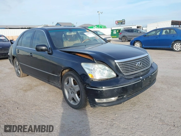 2005 Lexus LS 430 with VIN JTHBN36F155019723, listed as a IAAI auction lot 41897964 with 115,995 mi miles and . Bid and sale history available at DreamBid. Image 1.