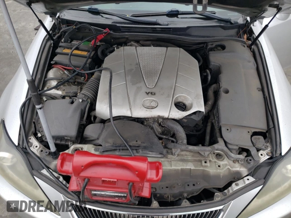 2006 Lexus IS 350 z VIN JTHBE262665011450, wystawiony jako Copart lot #55857015 z przebiegiem 141 735 mil mil oraz Szkoda całkowita • Salvage title. Historia ofert i sprzedaży dostępna na DreamBid. Obrazek 11.