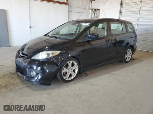 2010 Mazda 5 Sport with VIN JM1CR2W33A0366990, listed as a Copart auction lot 49799535 with 256,933 mi miles and Salvage Title. Bid and sale history available at DreamBid. Image 1.