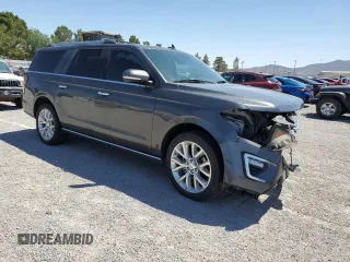 2018 Ford Expedition Max Limited with VIN 1FMJK2AT1JEA36704, listed as a Copart auction lot 56225005 with 82,193 mi miles and Salvage title. Bid and sale history available at DreamBid. Image 4.