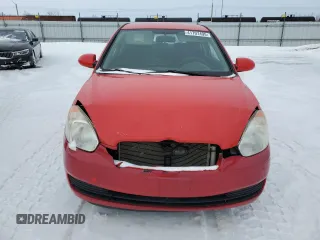 2008 Hyundai Accent Man L with VIN KMHCN35C88U100673, listed as a Copart auction lot 41707495 with 190,844 mi miles and Salvage Title. Bid and sale history available at carsss.com. Image 5.