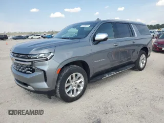 2022 Chevrolet Suburban Premier with VIN 1GNSCFKD6NR158050, listed as a Copart auction lot 72939134 with 48,458 mi miles and Salvage title. Bid and sale history available at DreamBid. Image 1.