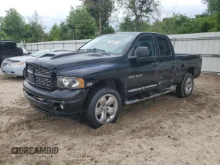 2005 Dodge 1500 SLT with VIN 1D7HU18D15J594982, listed as a Copart auction lot 55433245 with 279,399 mi miles and Salvage Title. Bid and sale history available at DreamBid. Image 1.
