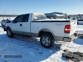 2005 Ford F-150 XLT with VIN 1FTPX14555NA48125, listed as a Copart auction lot 46129885 with 203,695 mi miles and Salvage Title. Bid and sale history available at carsss.com. Image 2.