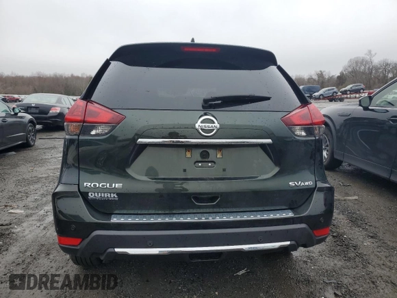2019 Nissan Rogue SL with VIN 5N1AT2MV0KC716987, listed as a Copart auction lot 51786705 with 95,282 mi miles and Salvage Title. Bid and sale history available at carsss.com. Image 6.