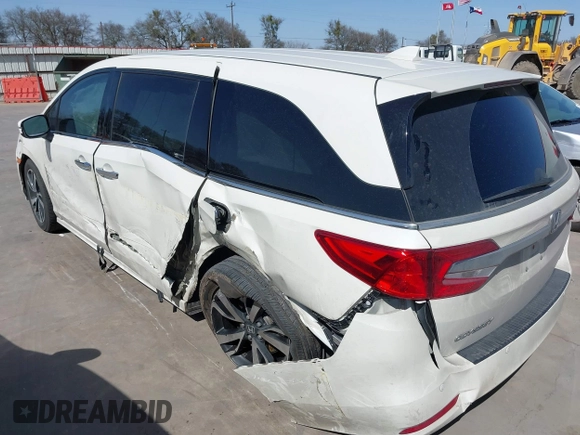 2019 Honda Odyssey Elite with VIN 5FNRL6H99KB091617, listed as a IAAI auction lot 41719807 with 93,775 mi miles and . Bid and sale history available at DreamBid. Image 3.