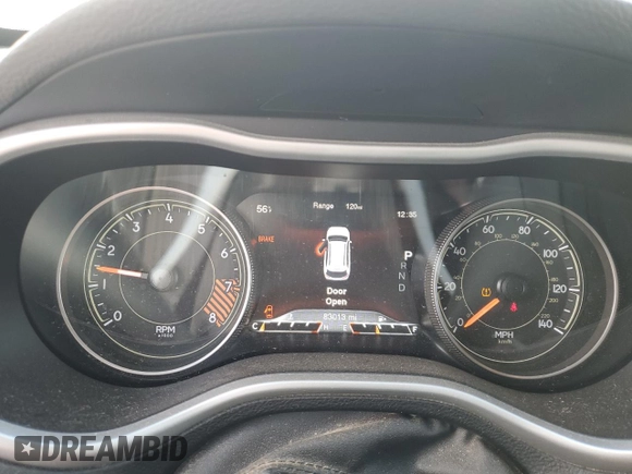 2015 Jeep Cherokee Trailhawk with VIN 1C4PJMBS3FW787033, listed as a Copart auction lot 49176735 with 83,013 mi miles and Salvage Title. Bid and sale history available at carsss.com. Image 9.