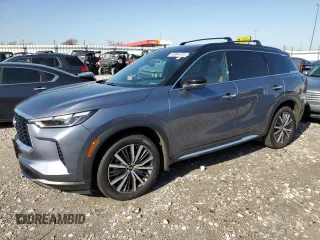 2023 Infiniti QX60 Autograph z VIN 5N1DL1HUXPC363206, wystawiony jako Copart lot #50964475 z przebiegiem 36 851 mil mil oraz Szkody całkowita. Historia ofert i sprzedaży dostępna na DreamBid. Obrazek 1.