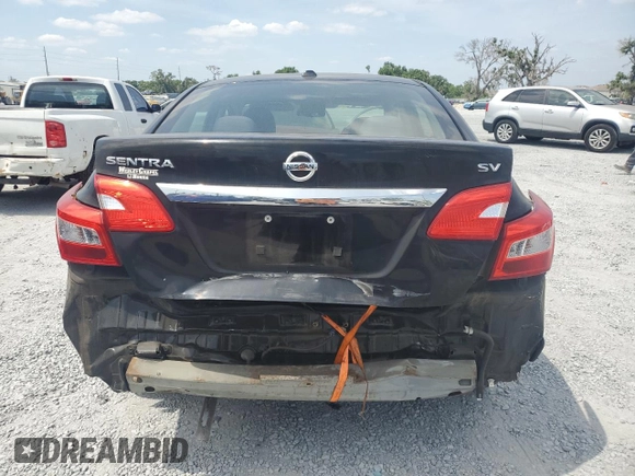 2017 Nissan Sentra SV with VIN 3N1AB7AP1HL653294, listed as a Copart auction lot 54326975 with 114,366 mi miles and Salvage Title. Bid and sale history available at carsss.com. Image 6.