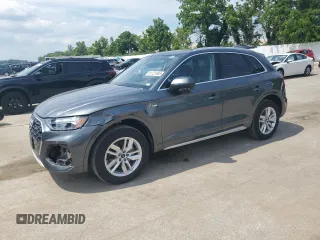 2024 Audi Q5 S line Premium with VIN WA1GAAFY7R2050856, listed as a Copart auction lot 61121905 with 14,558 mi miles and Salvage title. Bid and sale history available at DreamBid. Image 1.