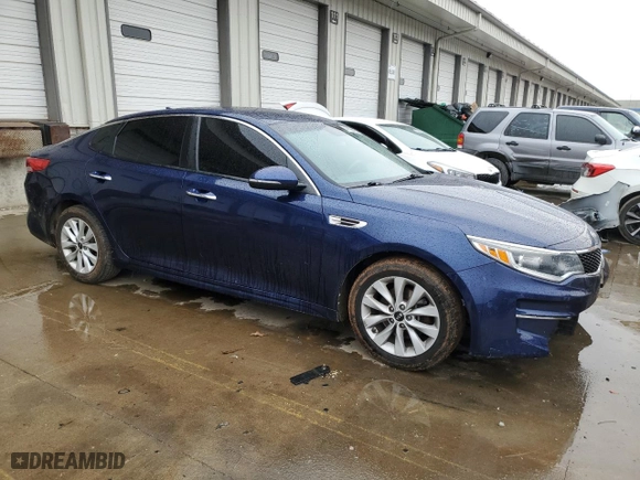 2017 Kia Optima LX with VIN 5XXGT4L34HG156040, listed as a Copart auction lot 44198465 with 112,658 mi miles and Salvage Title. Bid and sale history available at carsss.com. Image 4.