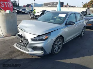 2020 Hyundai Elantra GT N Line with VIN KMHH55LCXLU123787, listed as a IAAI auction lot 41173233 with 79,010 mi miles. Bid and sale history available at carsss.com. Image 19.