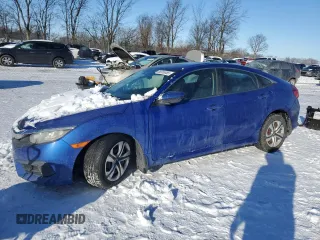 2017 Honda Civic Sedan LX with VIN 19XFC2F50HE027539, listed as a Copart auction lot 88356585 with 126,259 mi miles and Salvage Title. Bid and sale history available at carsss.com. Image 1.