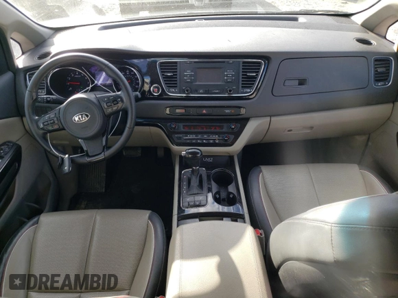 2016 Kia Sedona SX with VIN KNDMC5C12G6147714, listed as a Copart auction lot 75041124 with 139,328 mi miles and Salvage Title. Bid and sale history available at carsss.com. Image 8.