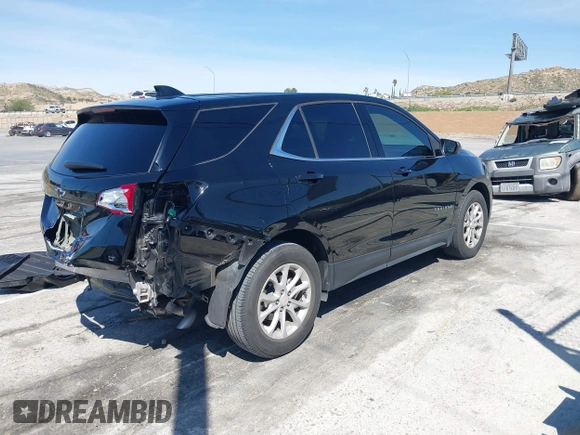 2020 Chevrolet Equinox LT with VIN 3GNAXKEV9LL188824, listed as a IAAI auction lot 41788255 with 42,727 mi miles. Bid and sale history available at carsss.com. Image 4.