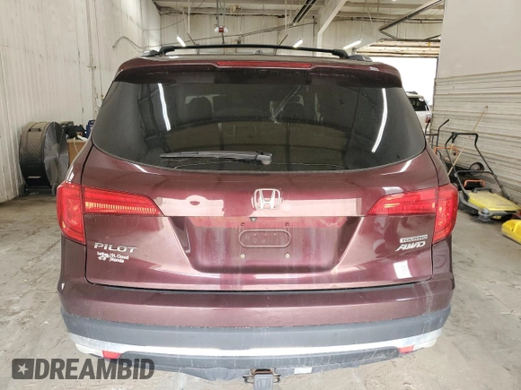 2016 Honda Pilot Touring with VIN 5FNYF6H96GB017159, listed as a Copart auction lot 50913765 with 169,874 mi miles and Salvage Title. Bid and sale history available at carsss.com. Image 6.