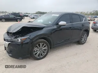 2024 Mazda CX-5 2.5 Turbo Signature with VIN JM3KFBXYXR0366308, listed as a Copart auction lot 83253424 with 8,741 mi miles and Salvage Title. Bid and sale history available at carsss.com. Image 1.