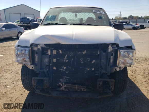 2005 Ford Super Duty F-250 XL with VIN 1FTNX20515EC46784, listed as a Copart auction lot 73200624 with 156,936 mi miles and Salvage Title. Bid and sale history available at carsss.com. Image 5.