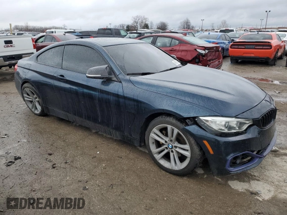 2015 BMW 4 Series 428i xDrive z VIN WBA3N5C5XFK198714, wystawiony jako Copart lot #49602865 z przebiegiem 100 664 mil mil oraz Szkoda całkowita • Salvage title. Historia ofert i sprzedaży dostępna na DreamBid. Obrazek 4.