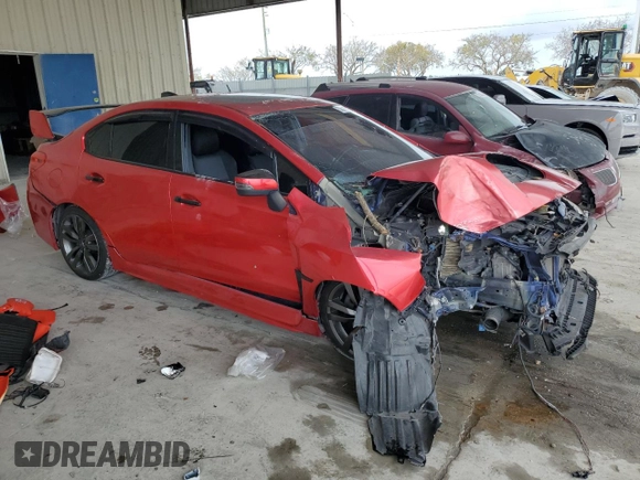 2017 Subaru WRX Premium with VIN JF1VA1E6XH9805863, listed as a Copart auction lot 52076125 with 81,625 mi miles and Salvage Title. Bid and sale history available at carsss.com. Image 4.