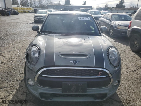 2019 MINI Hardtop 2 Door Cooper S with VIN WMWXP7C50K2A52889, listed as a Copart auction lot 45509715 with 56,872 mi miles and Salvage Title. Bid and sale history available at carsss.com. Image 5.