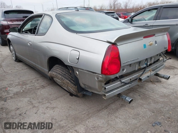 2006 Chevrolet Monte Carlo LT 3.9L with VIN 2G1WK151569210533, listed as a IAAI auction lot 41427547 with 106,360 mi miles. Bid and sale history available at carsss.com. Image 3.