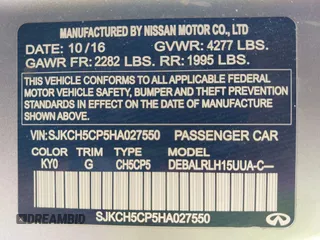 2017 Infiniti QX30 Premium с VIN SJKCH5CP5HA027550, выставлен на аукционе IAAI как лот 42207329 с пробегом 59 858 миль миль и . История ставок и продаж доступна на DreamBid. Изображение 9.