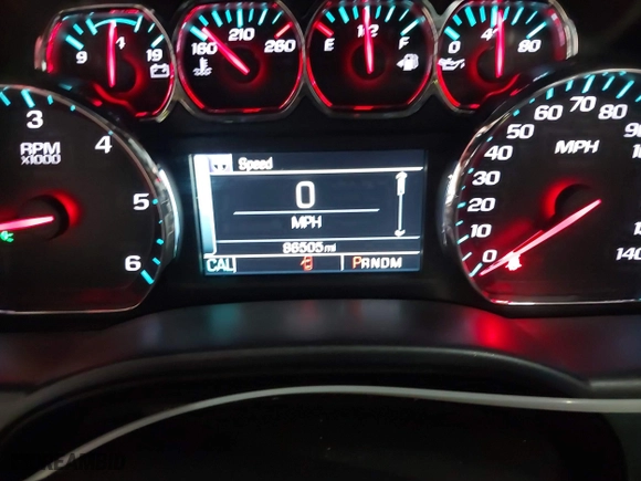 2016 Chevrolet Silverado 1500 LT with VIN 1GCRCREC5GZ165179, listed as a IAAI auction lot 40793646 with 86,505 mi miles. Bid and sale history available at carsss.com. Image 7.