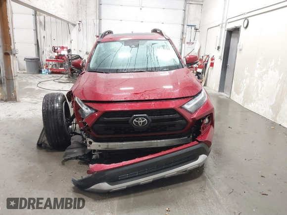 2023 Toyota RAV4 Adventure with VIN 2T3J1RFV9PW359250, listed as a IAAI auction lot 41170551 with 37,388 mi miles. Bid and sale history available at carsss.com. Image 12.