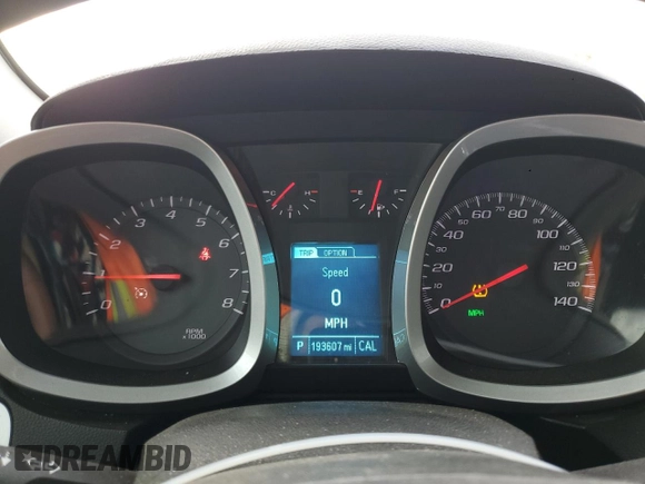 2015 Chevrolet Equinox LT with VIN 1GNALCEKXFZ100867, listed as a Copart auction lot 46161405 with 193,607 mi miles and Clean Title. Bid and sale history available at carsss.com. Image 9.