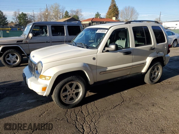 2006 Jeep Liberty Limited with VIN 1J4GL58K26W141211, listed as a Copart auction lot 52810035 with 192,000 mi miles and Non repairable. Bid and sale history available at DreamBid. Image 1.