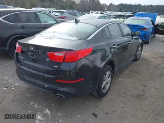 2015 Kia Optima LX with VIN 5XXGM4A79FG427173, listed as a IAAI auction lot 41351014 with 93,665 mi miles. Bid and sale history available at carsss.com. Image 4.