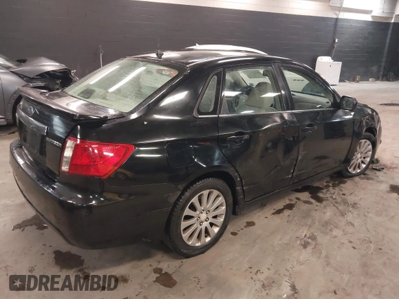 2008 Subaru Impreza Sedan (Natl) i with VIN JF1GE61608H504007, listed as a IAAI auction lot 41189920 with 200,576 mi miles. Bid and sale history available at carsss.com. Image 4.