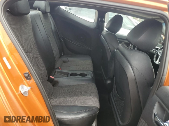 2013 Hyundai Veloster w/Black Int with VIN KMHTC6ADXDU121105, listed as a Copart auction lot 55171015 with 130,905 mi miles and Salvage title. Bid and sale history available at DreamBid. Image 10.