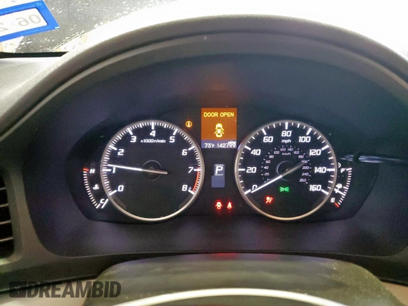 2016 Acura ILX with VIN 19UDE2F30GA024109, listed as a Copart auction lot 58494055 with 142,799 mi miles and Salvage title. Bid and sale history available at DreamBid. Image 9.